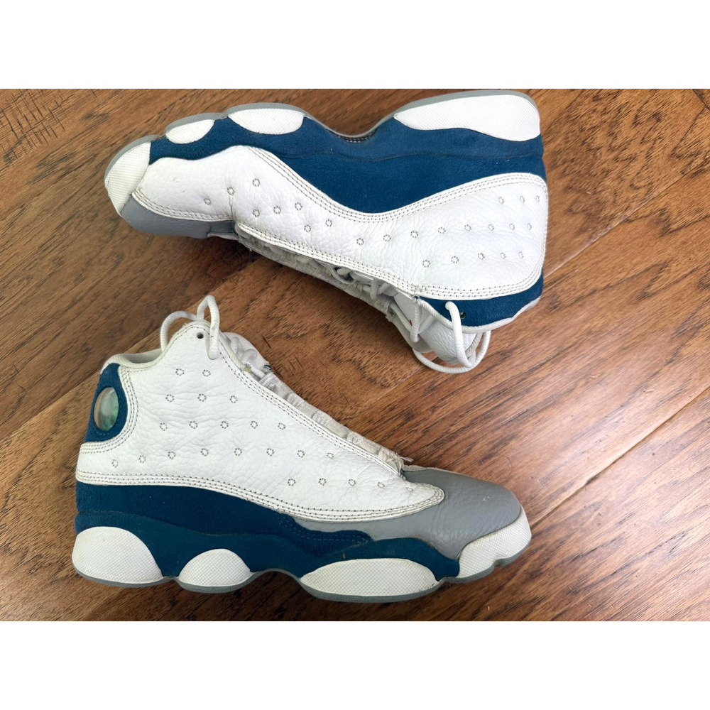 Nike Air Jordan 13 Retro GS Flint French Blue White DJ30003-164 Size 5Y Athletic